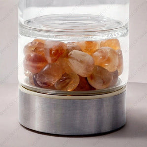 Citrine Crystal Infused Water Bottle - WorldOfOorja