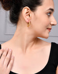 Citrine Hoop Earring - WorldOfOorja