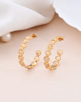 Citrine Hoop Earring - WorldOfOorja