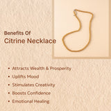 Citrine Necklace - WorldOfOorja