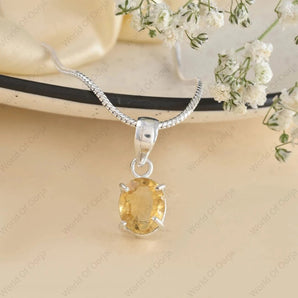 Citrine Pendant - WorldOfOorja