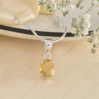 Citrine Pendant - WorldOfOorja
