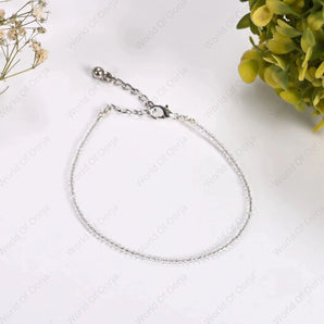 Clear Quartz Anklet - WorldOfOorja