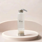 Clear Quartz Crystal Infused Water Bottle - WorldOfOorja