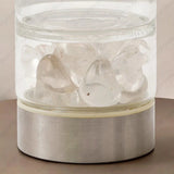 Clear Quartz Crystal Infused Water Bottle - WorldOfOorja