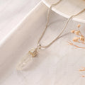 Clear Quartz Pencil Pendant - WorldOfOorja