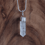 Clear Quartz Pencil Pendant - WorldOfOorja