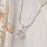 Clear Quartz (sphatik) Pendant – Clarity & Amplification – World of Oorja (image 3)