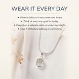 How to wear your Clear Quartz (sphatik) Pendant