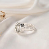 Clear Quartz (Sphatik) Ring – Clarity, Focus & Manifestation – image 2