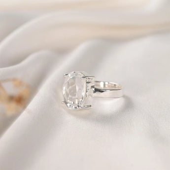 Clear Quartz (Sphatik) Ring – Clarity, Focus & Manifestation – image 5