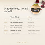 Why World of Oorja – Sodalite Leather Bracelet made for you, finished by hand in Jaipur
