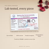 Scorpio Zodiac Bracelet lab certificate with QR code – The Oorja promise