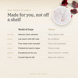 Why World of Oorja – Rose Quartz Pendant made for you, finished by hand in Jaipur