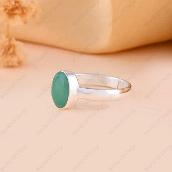 Emerald (panna) Ring - WorldOfOorja
