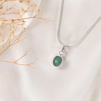 Emerald (panna) Pendant – Growth & Prosperity – World of Oorja (image 3)