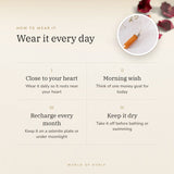 How to wear your Citrine Pencil Pendant – daily wear, morning wish, recharge on selenite or moonlight