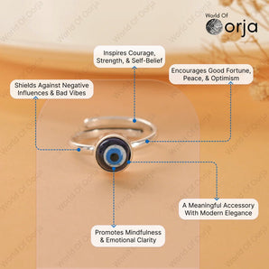 Evil Eye Ring - WorldOfOorja