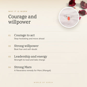 Red Coral (Moonga) Ring benefits – World of Oorja