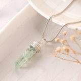 Flourite Pencil Pendant - WorldOfOorja