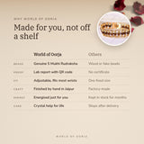 Why World of Oorja – 5 Mukhi Rudraksha Bracelet made for you, finished by hand in Jaipur