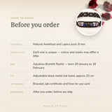 Aquarius Metal Zodiac Bracelet – before you order: size, what is in the box, energised after order