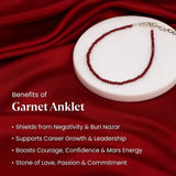 Garnet Anklet - WorldOfOorja