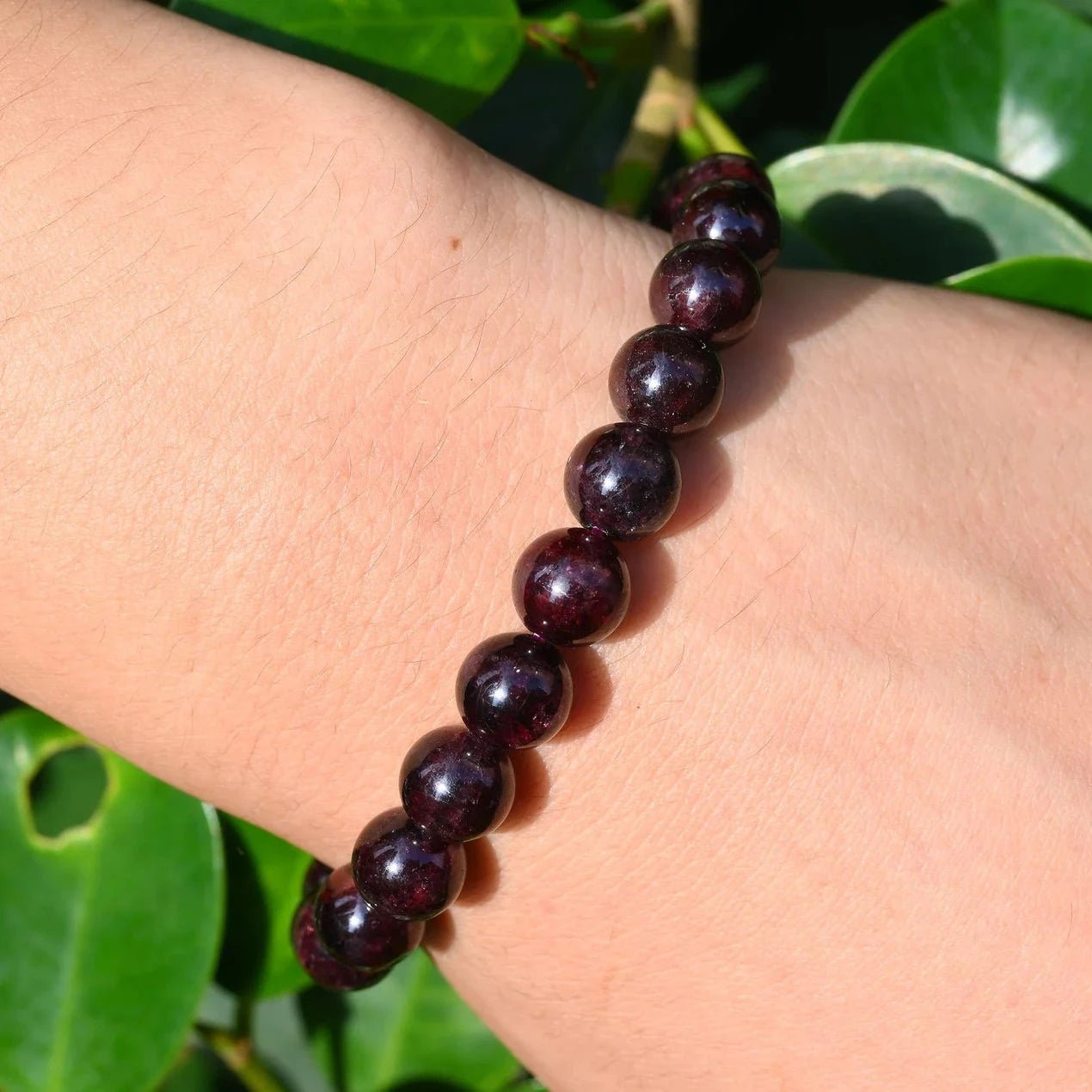 Garnet Bracelet (Hessonite) - WorldOfOorja