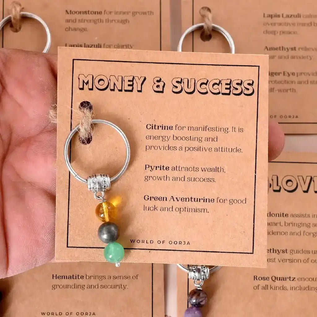 Gemstone keychains - WorldOfOorja