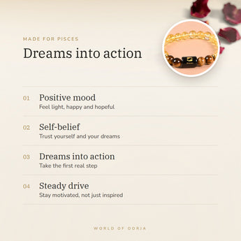 Pisces Zodiac Bracelet benefits – World of Oorja