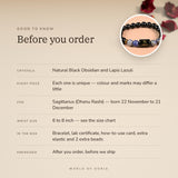 Sagittarius Zodiac Bracelet – before you order: size, what is in the box, energised after order