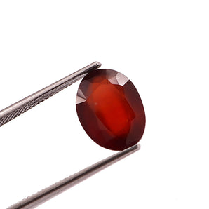 World of Oorja Gomed Hessonite 6.36 carat 6.93 ratti natural certified gemstone