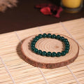Green Aventurine bracelet for luck opportunity and abundance - AAA grade natural crystal - World of Oorja