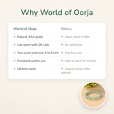 Why World of Oorja – Green Aventurine Cylinder Bracelet