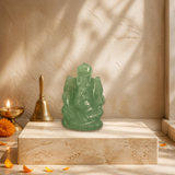 Green Aventurine Ganesha Idol – inside the Shubh Labh Prosperity Gift Box