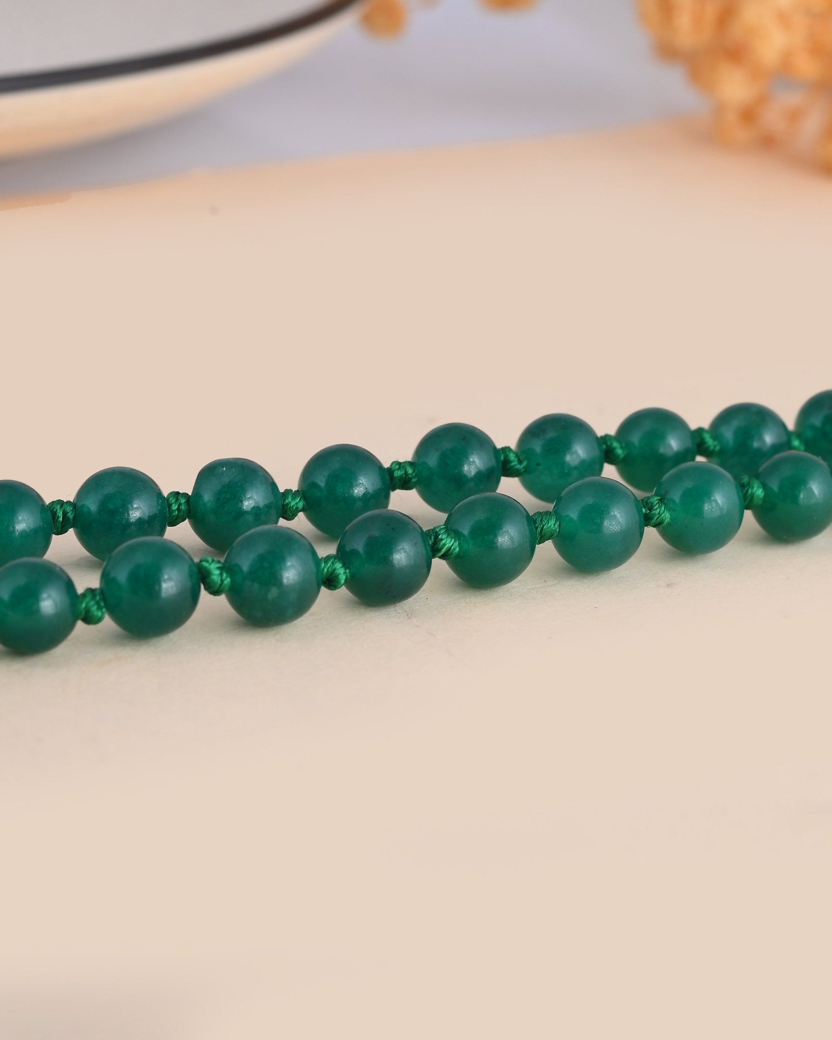 Green Aventurine Mala - WorldOfOorja