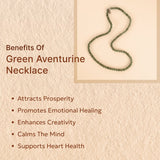 Green Aventurine Necklace - WorldOfOorja