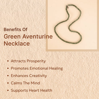 Green Aventurine Necklace - WorldOfOorja