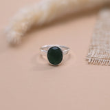 Green Aventurine Ring – Stone of Opportunity for Luck & Career Growth – World of Oorja