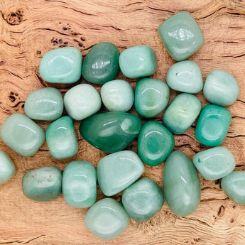 Green Aventurine Tumble Stones - WorldOfOorja