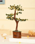 Green Jade gemstone tree - WorldOfOorja