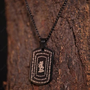 Hanuman Chalisa 9 verse Pendant - WorldOfOorja