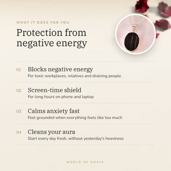 Raw Black Tourmaline Pendant benefits – World of Oorja
