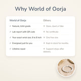 Why World of Oorja – Howlite Bracelet