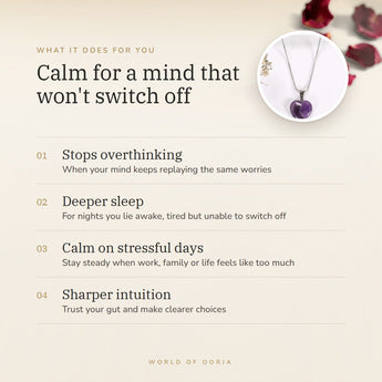 Amethyst Heart Pendant benefits – World of Oorja