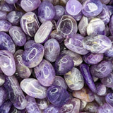 Energized Amethyst stones used for calming and clarity