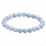 Handcrafted Blue Lace Agate bracelet