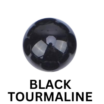 Black Tourmaline bead