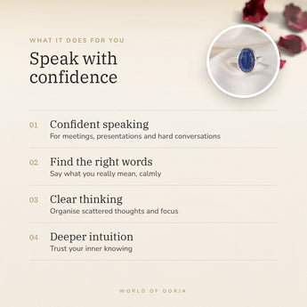 Lapis Lazuli Ring benefits – World of Oorja