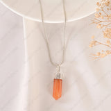 Natural Carnelian Pencil Pendant